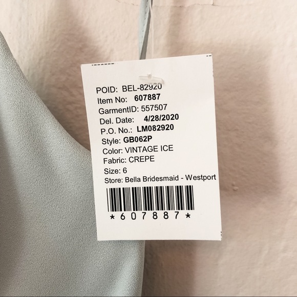 Amsale Taryn Gown in Vintage Ice - Picture 3 of 11